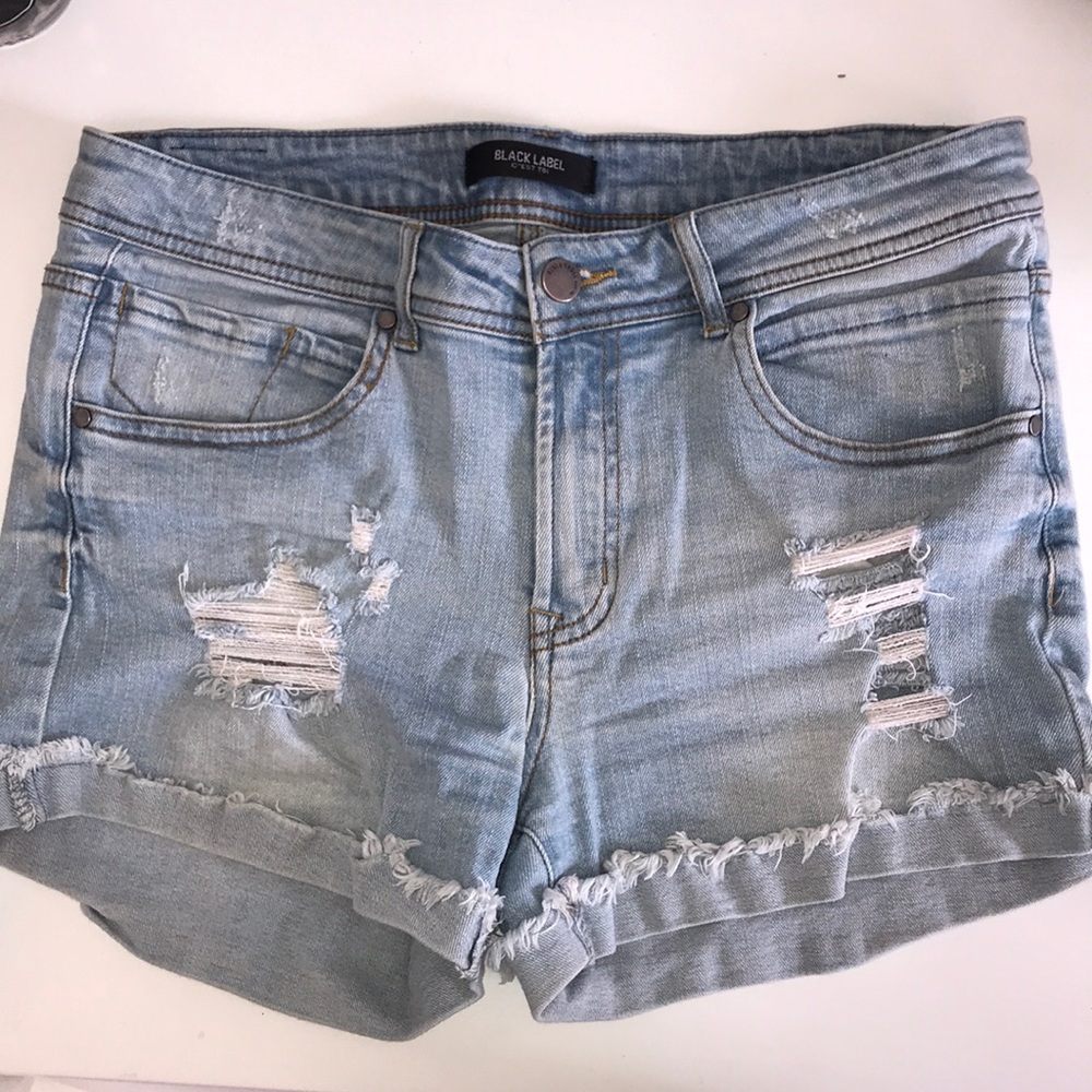 Stretchy Jean Shorts